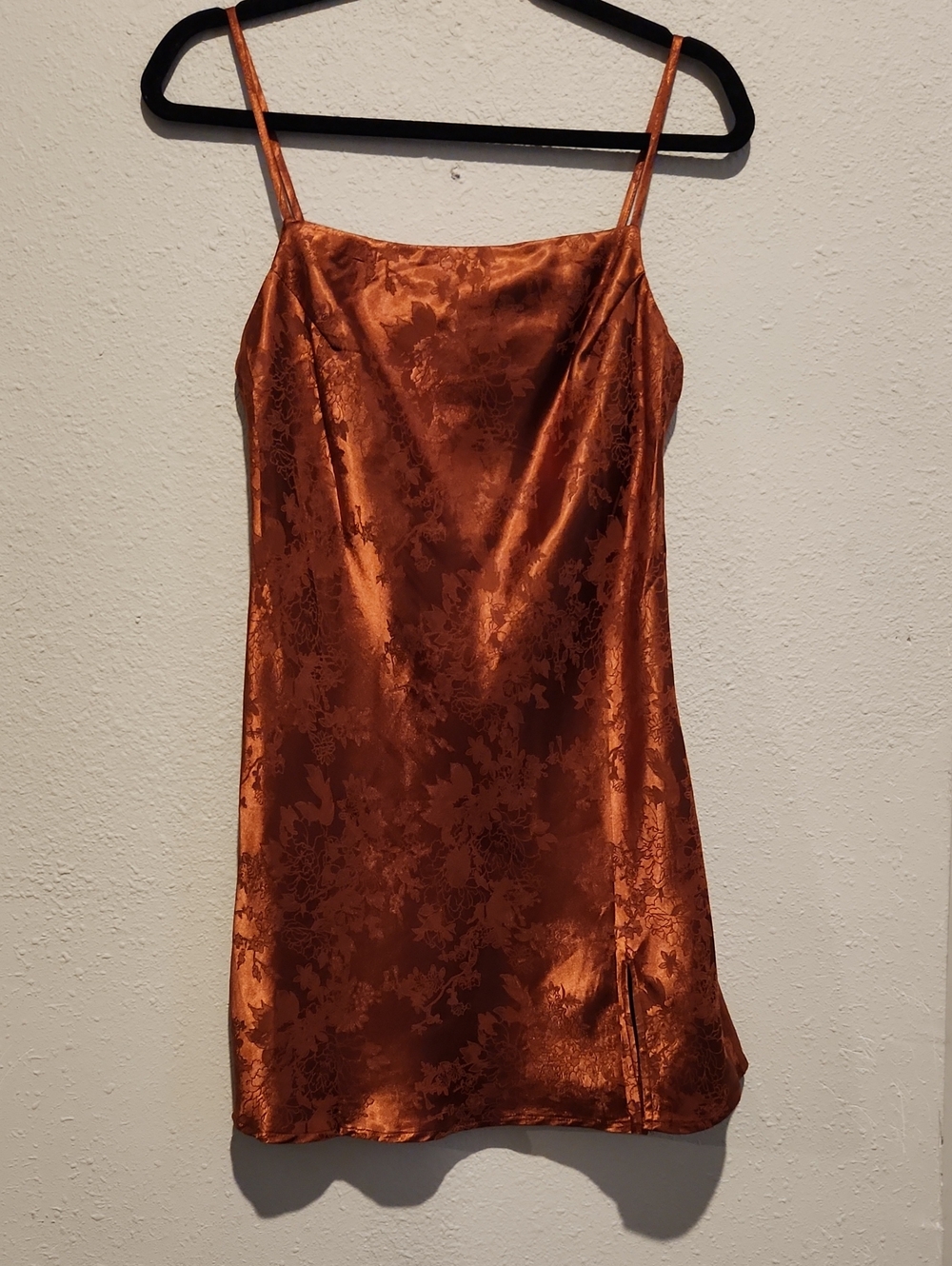 NWT Princess Polly Norman Mini Dress Rust Sz 4 Slip Dress